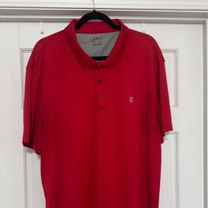 Izod Men's Vibrant Red Polo Shirt